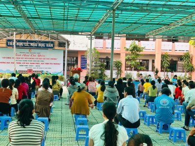 Trường THCS Định Hòa tổ chức họp Phụ huynh học sinh khối 9 năm học 2024-2025