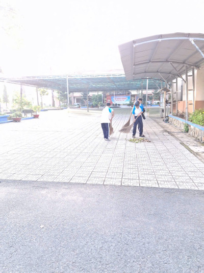 🌿TRƯỜNG THCS ĐỊNH HÒA TỔ CHỨC TỔNG VỆ SINH TRƯỜNG LỚP TRƯỚC KHI NGHỈ TẾT DƯƠNG LỊCH 🌿