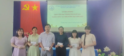 TRƯỜNG THCS ĐỊNH HÒA TUYÊN DƯƠNG GIÁO VIÊN ĐẠT THÀNH TÍCH XUẤT SẮC