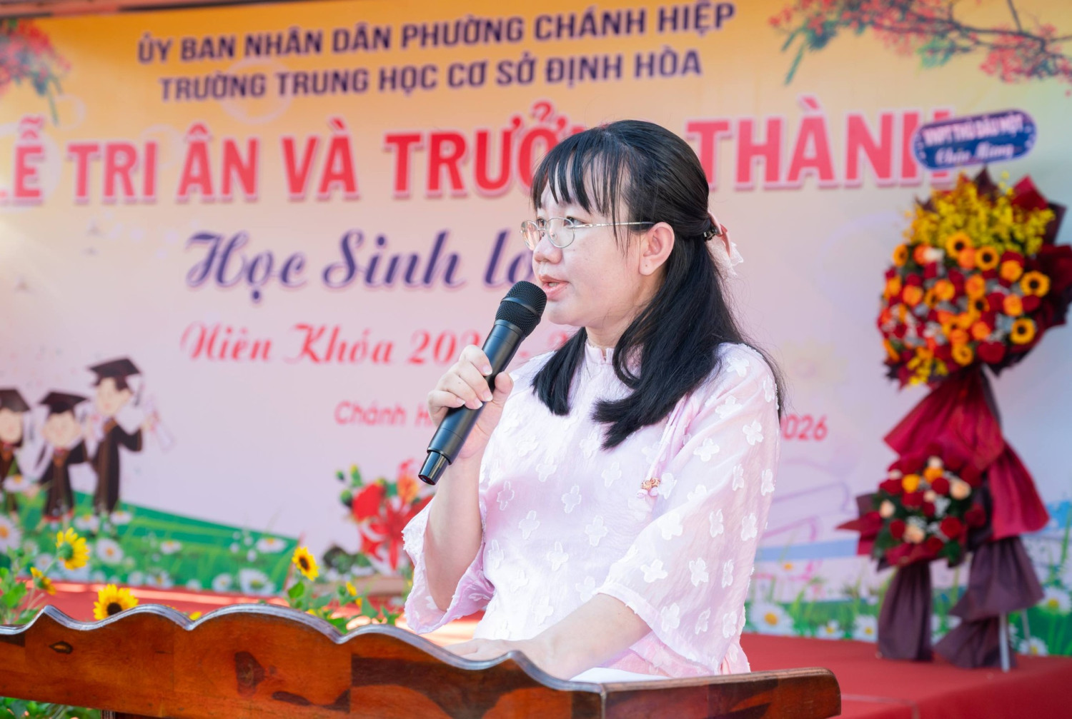 TRƯỜNG THCS ĐỊNH HÒA LONG TRỌNG TỔ CHỨC LỄ TRI ÂN VÀ TRƯỞNG THÀNH CHO HỌC SINH LỚP 9 NIÊN KHÓA 2022 - 2026 🇻🇳🎓